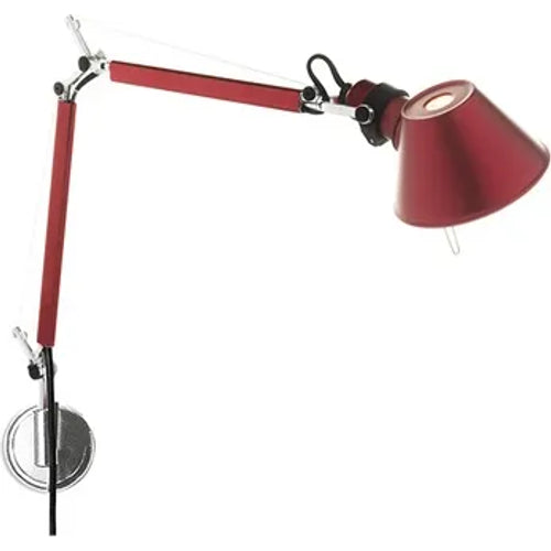 Photo of Tolomeo Micro Parete Wall Lamp Red