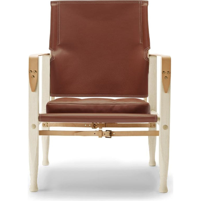 Photo of Kk47000 Safari Armchair Leather Thor 307 Cognac, Leather Thor 307, White Oiled Ash, Full-grain Leather Natural