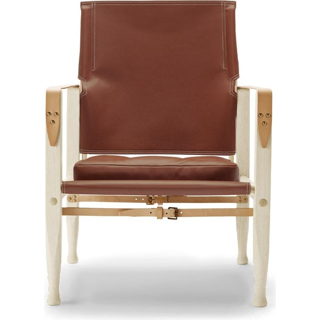 Photo of Kk47000 Safari Armchair Leather Thor 307 Cognac, Leather Thor 307, White Oiled Ash, Full-grain Leather Natural