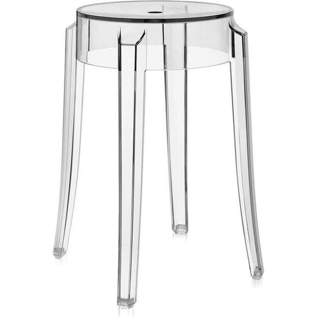 Photo of Charles Ghost Stool 4897 - Crystal - Sittpallar - Philippe Starck - Transparent - Plast