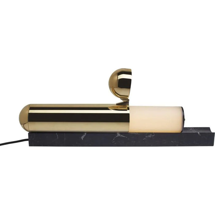 Photo of Isp Table Lamp Polished Brass/Black Marble - Dcw Editions