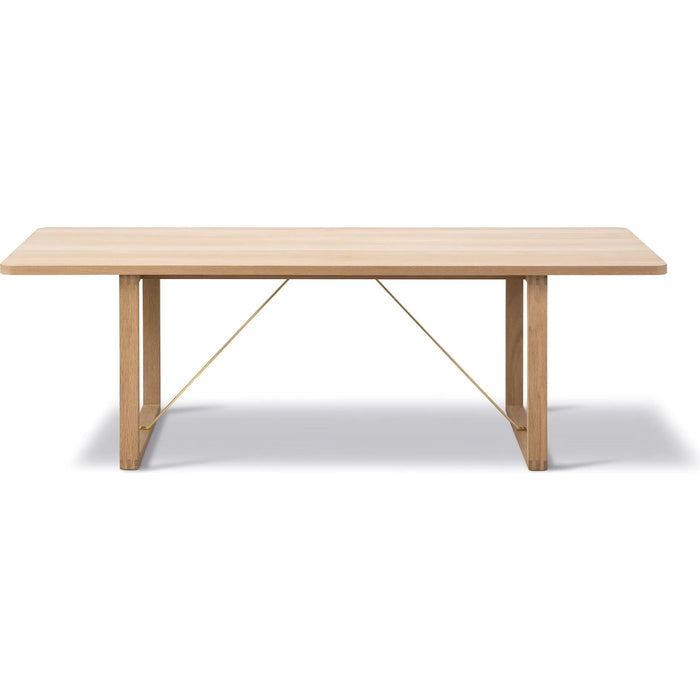 Photo of 5367 BM67 Coffee Table 140x55 cm - Light Oiled Oak/Brass