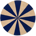 Arch Tufted Rye - Children's rug - blue - Ø: 70 x H: 70 cm