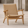 Thumbnail photo of CH25 Lounge Chair - Soaped Oak