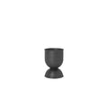 Thumbnail photo of Hourglass Pots - Flowerpot - Black - Extra Small - Ø21 x H30 cm