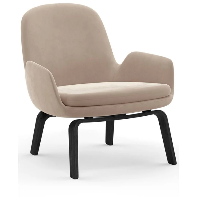 Photo of Era Lounge Chair Low Black Oak