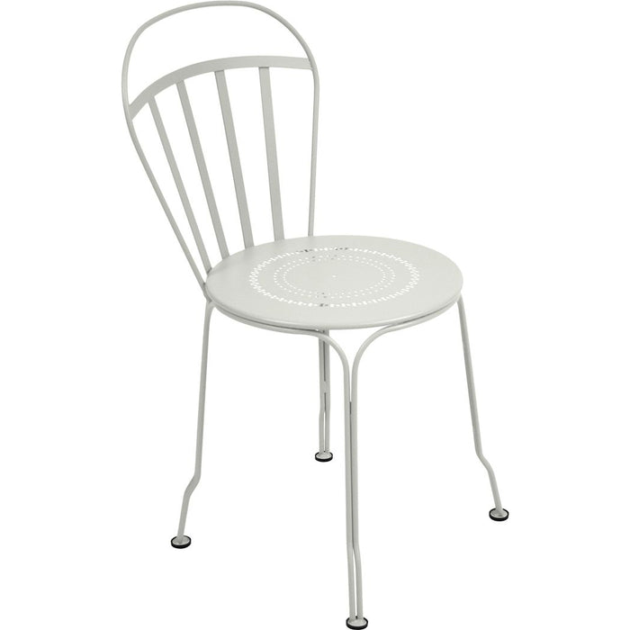 Photo of Louvre Chair Clay Grey A5 - Outdoor Dining Chairs - Green,Grey - Metal