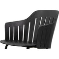 Thumbnail photo of Choice Stol - Aluminium - Indendørs - Spisebordsstol - Frame: Black, Aluminium / Seat: Black - W59 X D53 X H42 Cm