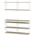 Thumbnail photo of String Wall Rack 75x30, White, 2-pack - Shelving - Nils Strinning - White - Metal