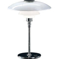 Thumbnail photo of Ph 4½-3½ Glas Bordlampe Krom
