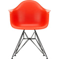 Eames Plastic Armchair Dar - 03 Poppy Red - Basic Dark Base - Matstolar - Charles & Ray Eames - Röd - Metall/plast