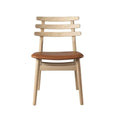Thumbnail photo of J48 Chair Oak Nature Lacquered-cognac Leather