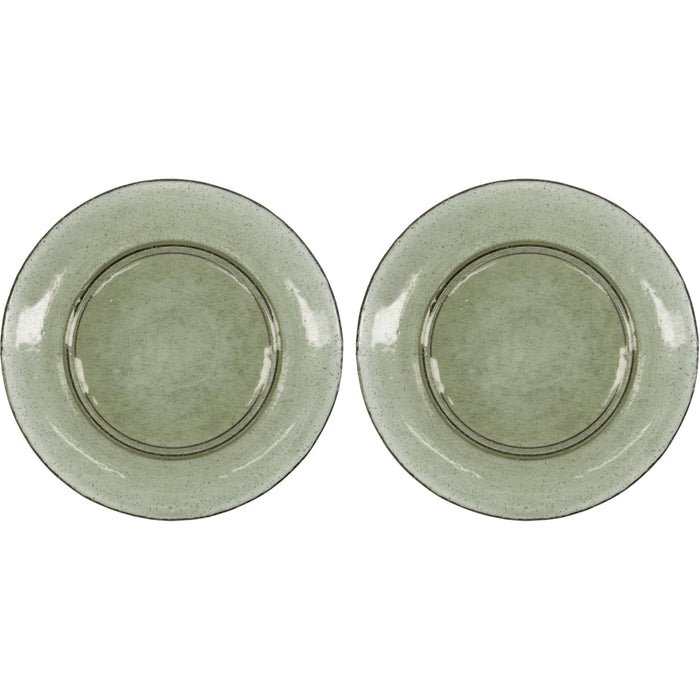 Photo of Rain Plates Green Ø27cm Set of 6