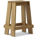 Let Barstool 65 cm Oak - Bar stools & bar stools - Aspect Office - Wood - Wood