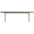 Thumbnail photo of Panel Table 90 X 250 Cm Cream Dark Brown - Matbord - Simon Legald - Brun - Metall/trä