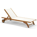 Thumbnail photo of Columbus Sunbed White - Sun loungers - Wood