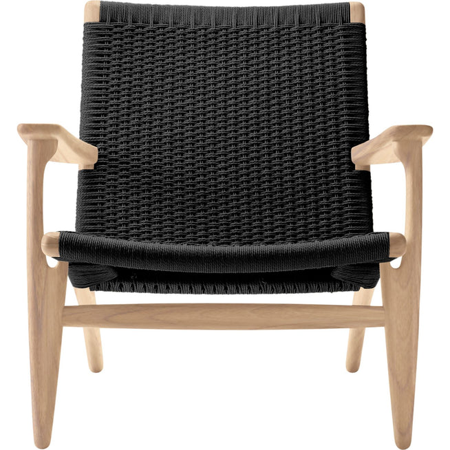Photo of CH25 Lounge Chair - White Oiled Oak