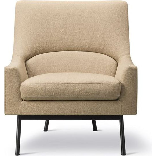 Photo of A-chair 6542 By Jens Risom - Lænestol - Vidar 333 / Black - W78 X D87 X H87 X Sh42 Cm