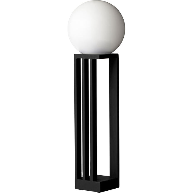 Photo of Liberia Table Lamp, Black Texture - Table Lamps - Folk Shape - Black