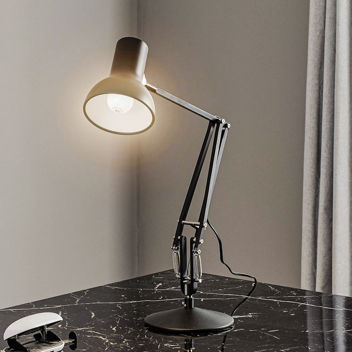 Photo of Type 75 Mini Desk Lamp Jet Black - Desk Lamps - Sir Kenneth Grange - Black