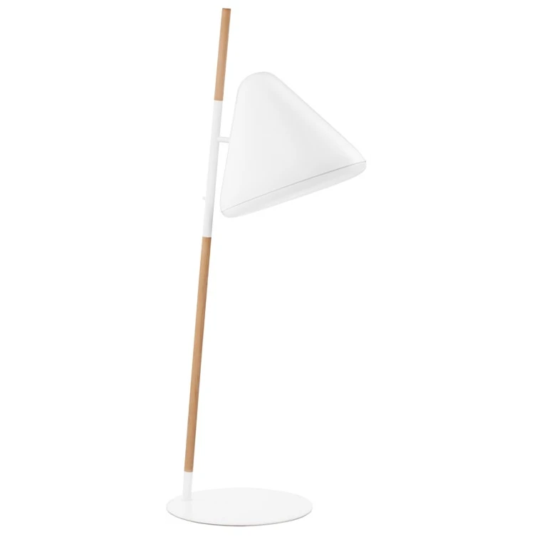 Hello Floor Lamp White, Beech Legs