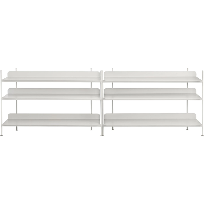 Photo of Compile Shelving System/configuration 6, Grey - Hyllsystem - Cecilie Manz - Grå - Metall