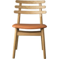 Thumbnail photo of J48 Chair Oak Nature Lacquered-cognac Leather