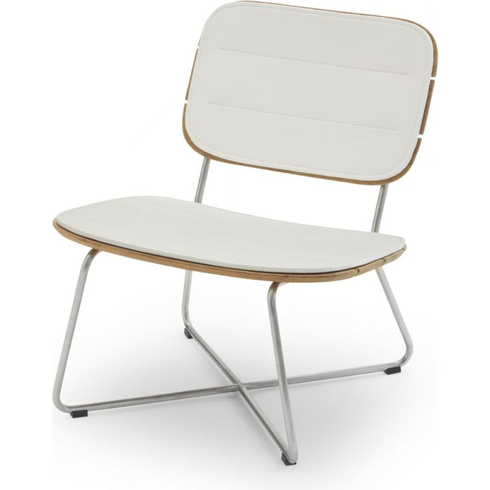 Lilium Lounge Chair Cushion White - Dynor & Kuddar - Vit