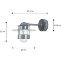 Thumbnail photo of Albertslund Outdoor Wall Lamp Short