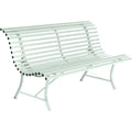 Thumbnail photo of Louisiane Bench 150 cm Ice Mint A7 - Garden Benches - Blue - Metal
