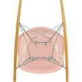 Eames Plastic Armchair Rar - 41 Pale Rose - Chrome Base - Golden Maple - Matstolar - Charles & Ray Eames - Rosa - Metall/trä/plast