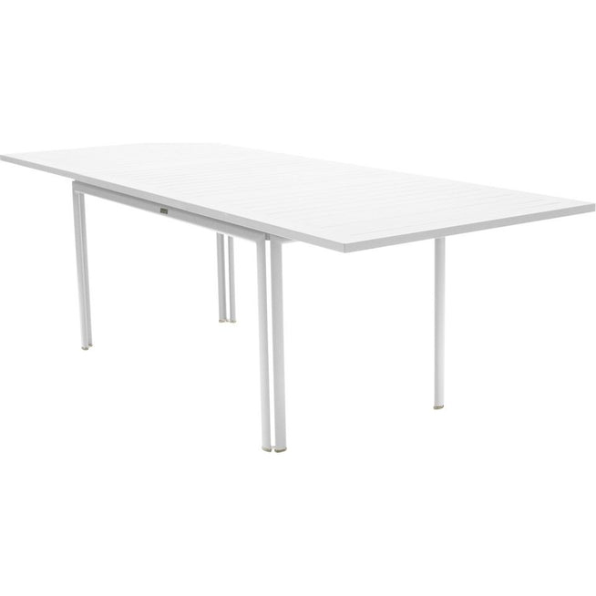 Photo of Costa Table With Extensions 160/240 X 90 Cm, Cotton White - Matbord Utomhus - Vit - Metall