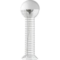 Thumbnail photo of Wire Floor Lamp Chrome/white - Shade lamps - Verner Panton - White