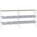 Thumbnail photo of String Floorboard 85, White, 2-pack - Shelving - Nils Strinning - White - Metal