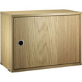 Thumbnail photo of String cabinet with door 58 x 30 x 42 cm, 1-p, oak - Storage cabinet - wood-coloured - mdf