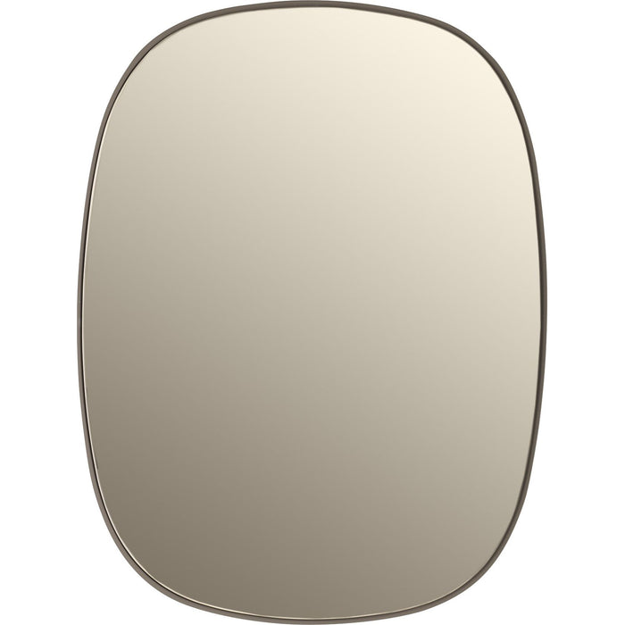 Framed Mirror Small, Taupe/taupe Glass - Half Body Mirrors - Anderssen & Voll - Beige
