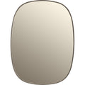 Framed Mirror Small, Taupe/taupe Glass - Half Body Mirrors - Anderssen & Voll - Beige
