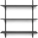 Sector Shelf - Hylde - Sort Ask/sort Messing