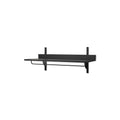 Thumbnail photo of Sector Rack Shelf - Knager - Black Ash/black Brass - W: 87 X H: 34 X D: 37 Cm