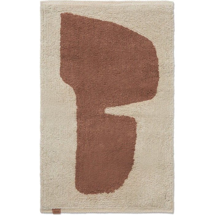 Photo of Lay Washable Mat - Bademåtte - Parchment/rust - W50 X H70 X D1 Cm