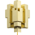 Thumbnail photo of Skyline Wall Lamp - Raw Polished Brass - Wall Lamps - Folk Shape - Gold