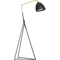 Thumbnail photo of Lean Floor Lamp, Black Structure - Shade Lamps - Jenny Bäck - Black