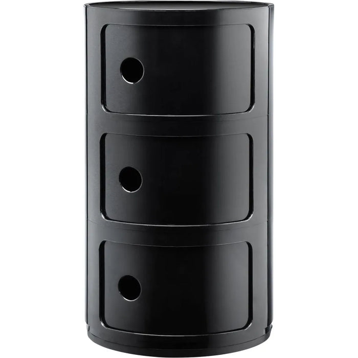 Photo of Modular 4967 - Black - 3 Compartments - Drawer Units - Plastic