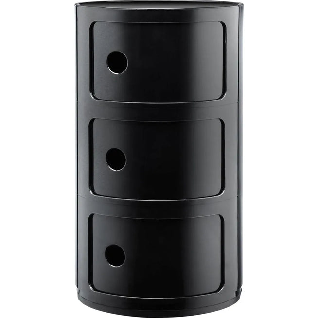 Photo of Modular 4967 - Black - 3 Compartments - Drawer Units - Plastic
