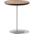 Thumbnail photo of 6755 Pal Side Table 44x52 cm - Walnut/Stainless Steel