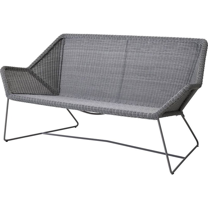 Photo of Breeze 2-personers Loungesofa 5567 Li/ls/lw - Havesofa - Lysegrå - B: 154 X D: 76 X H: 78 X Sh: 37 Cm