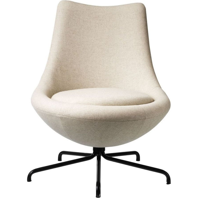 Photo of L40 Bellamie Lounge Chair M. Svirvel Sh: 39 Cm - Black /