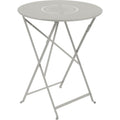Thumbnail photo of Floréal Table 60 cm Clay Grey A5 - Outdoor Dining Table - Metal
