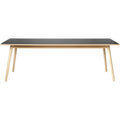 Thumbnail photo of C35c Dining Table 95x220 Cm Black-oak Nature Lacquered
