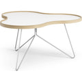 Thumbnail photo of Flower Table 84x90 Cm 45 Cm-white-oak Edge-chrome